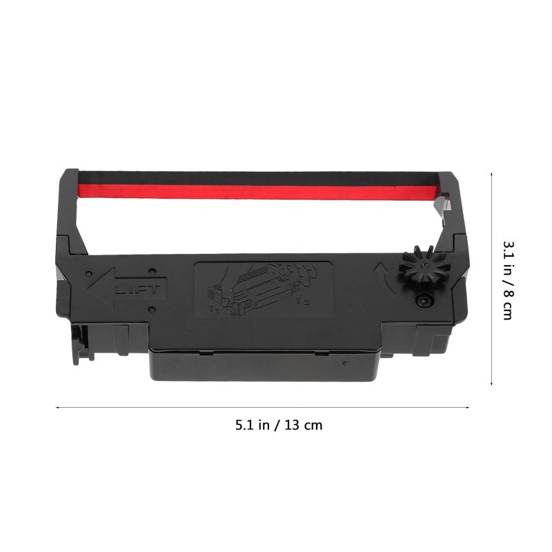 Nylon Ink Ribbon Black Red Replacement for Cash Register and Office Printer - Image 3