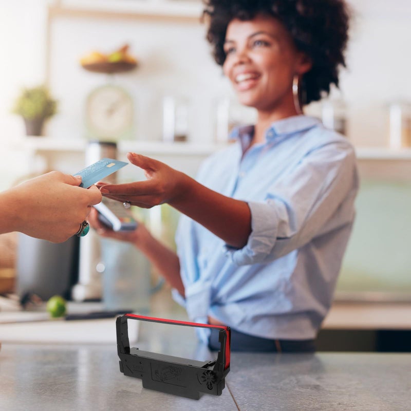 Nylon Ink Ribbon Black Red Replacement for Cash Register and Office Printer - Image 5