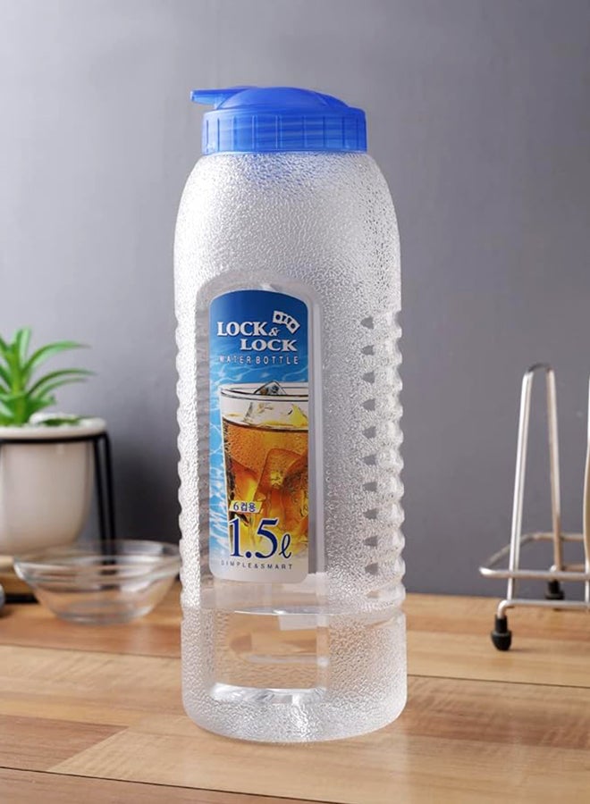 LocknLock Aqua Water Bottle 1.5L , BPA-Free PET Bottle with Flip-Top Lid, Airtight Leakproof, Durable & Portable Drinking Bottle for Gym, Office, Travel & Outdoor Use - Image 3