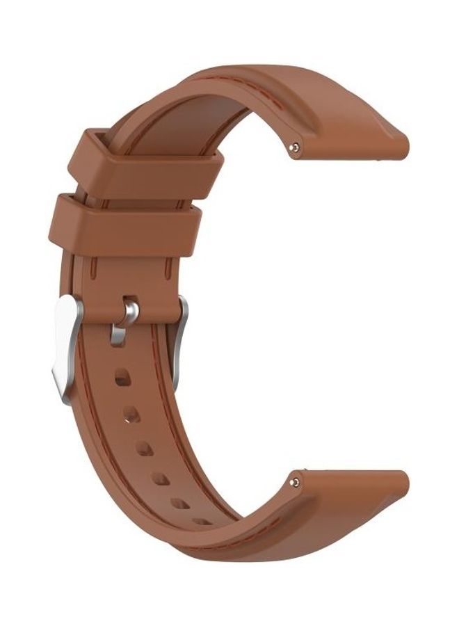 NIBEMINENT Replacement Strap for Huawei Watch 3 / Pro 22mm Brown - Image 2