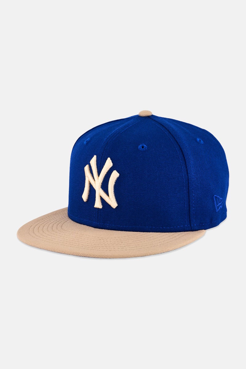 New Era x MLB Men New York Yankees Fitted Cap, Blue - Image 1