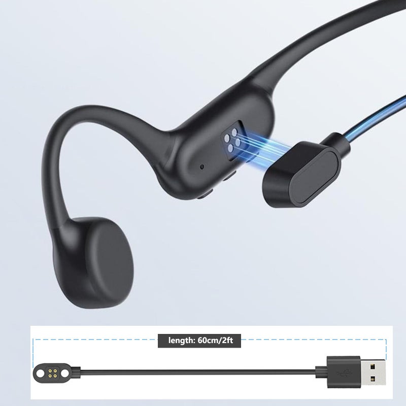 VBANU Replacement Charging Cable for Bone Conduction Headphones, Magnetic 4-pin Charger for Bxswtu X7, PSIER S18, Dnniakm X20, NANK Runner 4 and More Bone Conduction Headphones, (2.54mm Pitch) - Image 3