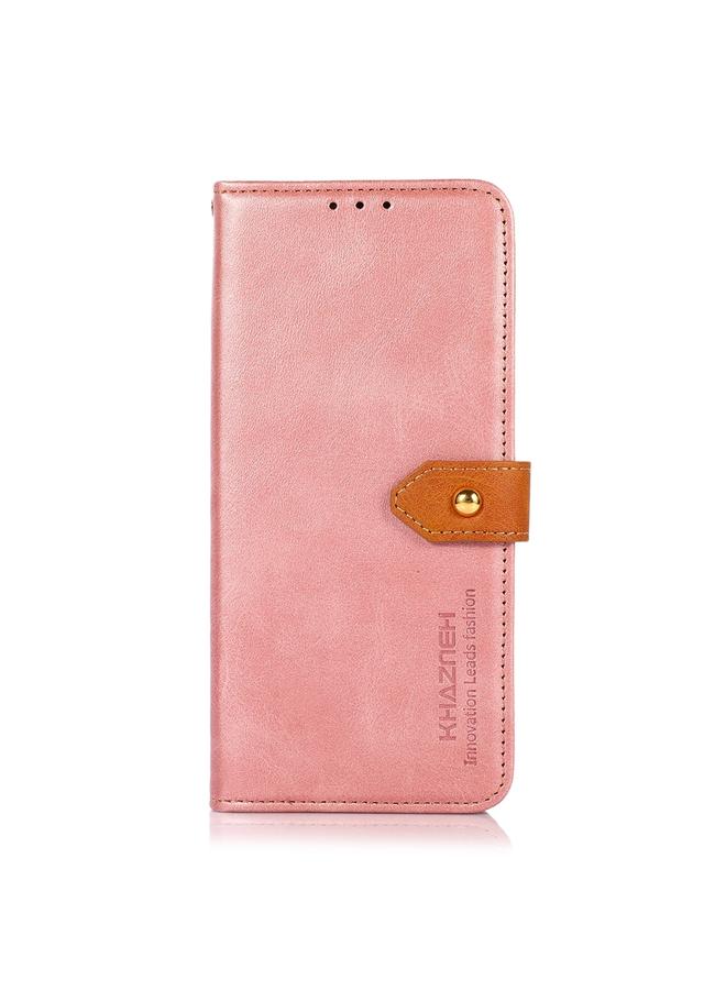 اس-توب جراب لهاتف Samsung Galaxy A05s 4G من KHAZNEH، جراب هاتف من الجلد ثنائي اللون وملمس جلد البقر - Image 2