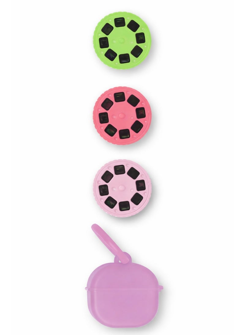 Avenir Natural Creation Garden Projector Light for Kids - 24 Nature & Flower Scenes with 4K Film Quality, Adjustable Focus Handheld Flashlight Projector, Educational Toy & Night Light with Disc Storage Case - Image 3