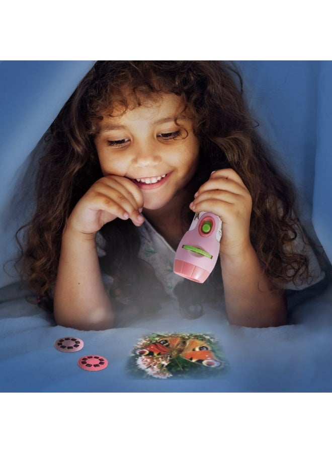 Avenir Natural Creation Garden Projector Light for Kids - 24 Nature & Flower Scenes with 4K Film Quality, Adjustable Focus Handheld Flashlight Projector, Educational Toy & Night Light with Disc Storage Case - Image 5