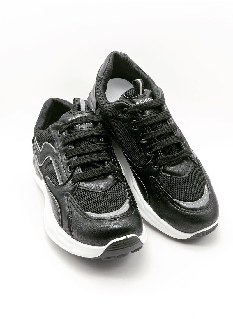 Toobaco - Black  Fashion Sneakers For Women - Image 1