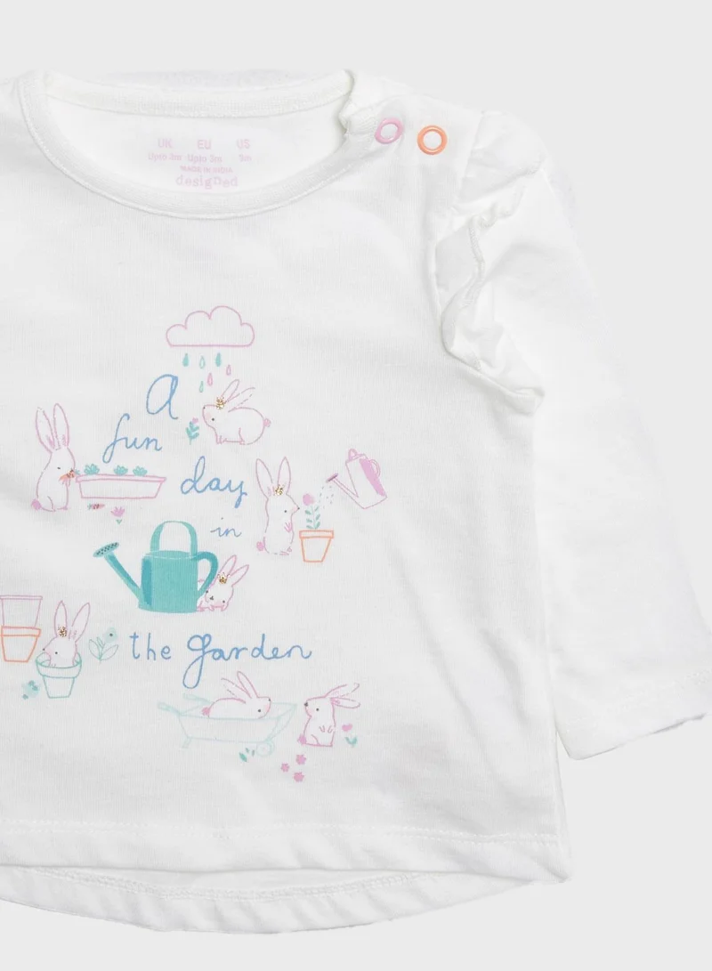F&F Infant Printed Top