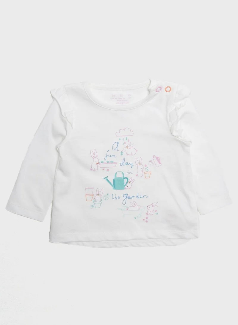 F&F Infant Printed Top