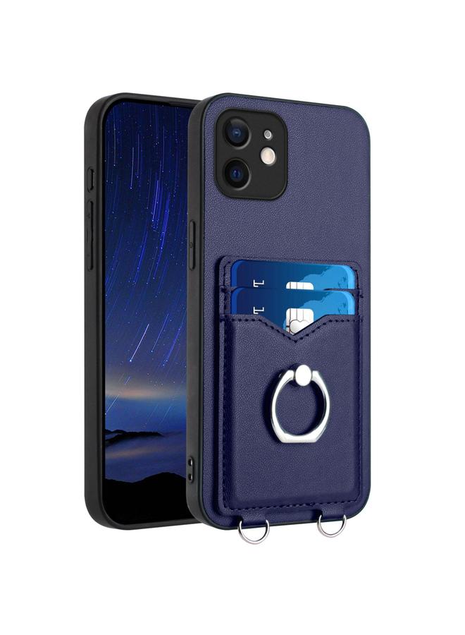 زبون جراب لهاتف iPhone 12 mini R20 مع حامل بطاقات على شكل حلقة - Image 1