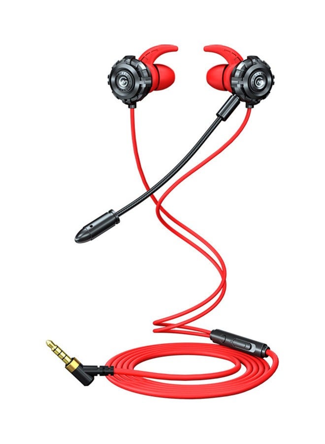 G500 Gaming Earphones With Mic Red - Image 1