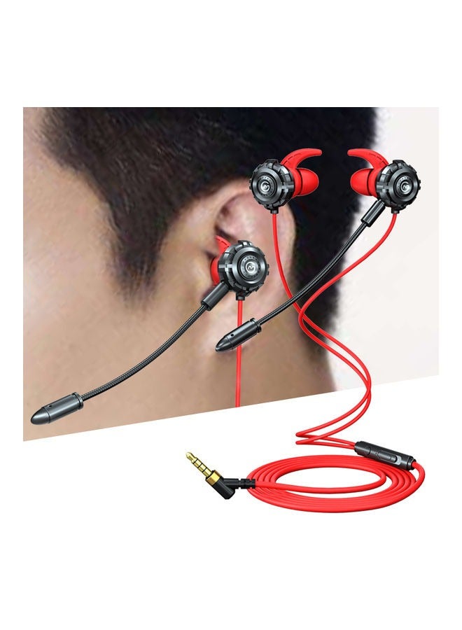 G500 Gaming Earphones With Mic Red - Image 2