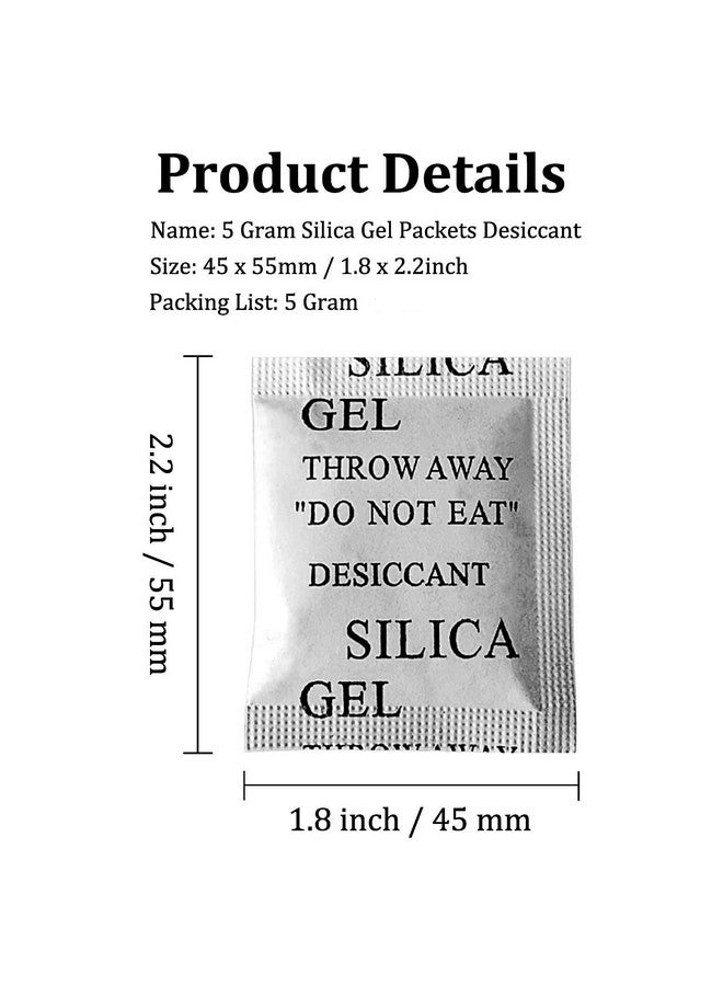 Thea Thea Silica Gel White/Desiccant/Moisture Sbsorbr/Moistur Absorbent Rechargeable Desiccant Dehumidifiers Bags for Electronics, Clothes, Shoes, Jewelry, Spices, Tools and More Silica Gel Packets (30)  - Image 5