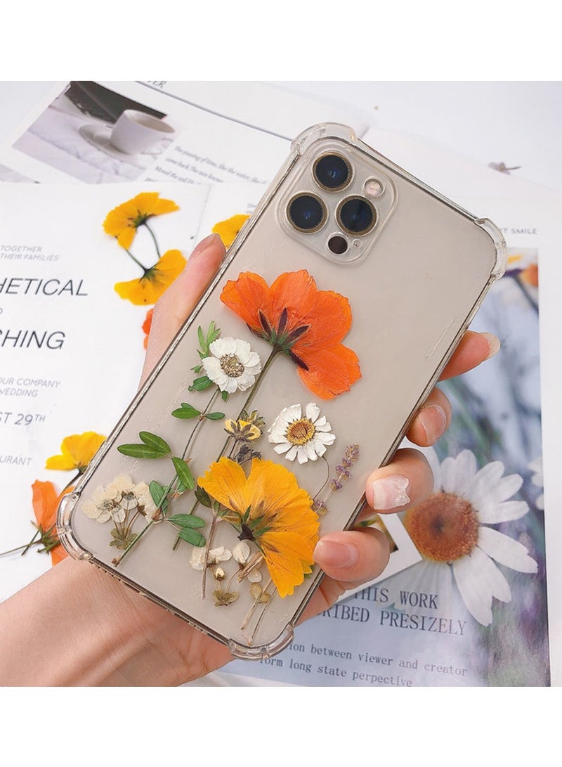 Dried Pressed Flower Set Yellow and Orange 48Pcs for Crafting Framed Art Decor - Image 3