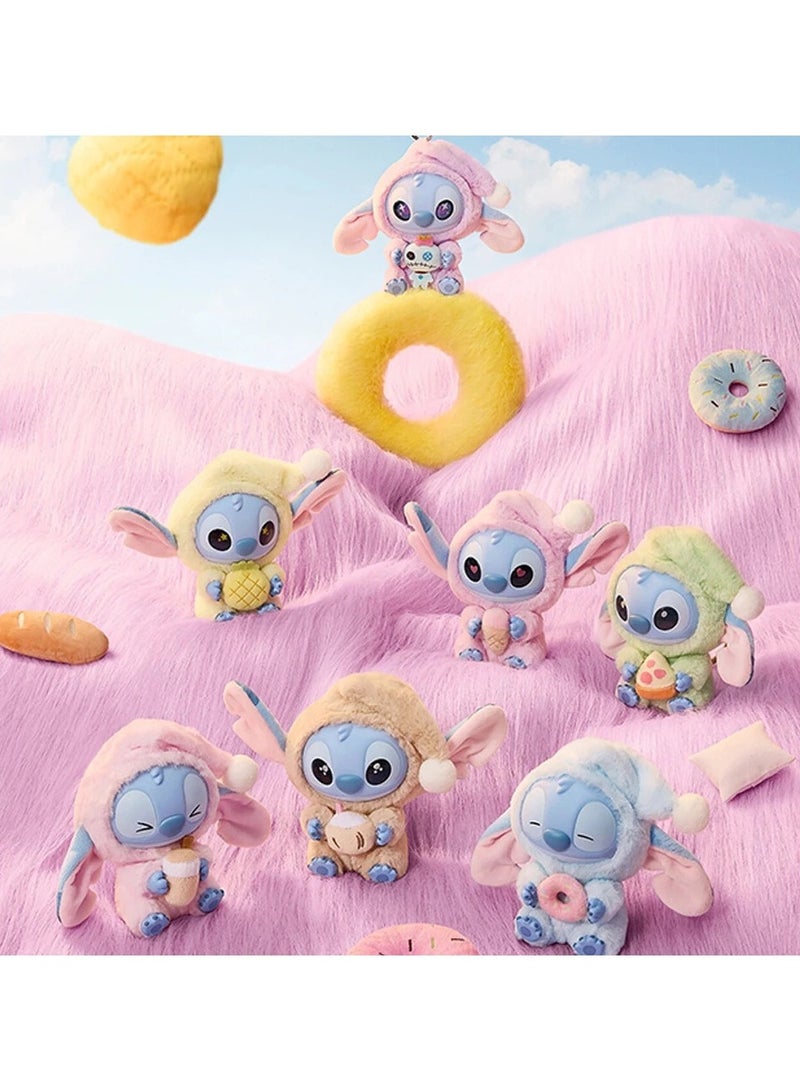 STITCH Authentic “Eat Something Before Sleep” Cute Vinyl Plush Toy Surprise Box – Blind Box Collectible  - Image 2
