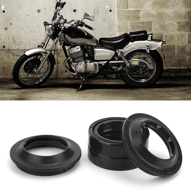 woobles Dust Seal Kit, 4pcs Front Fork Damper Dust Oil Seals Fit for CMX250 KZ400 CA250 GN250 CMX250 TTR250 Motorcycle - Image 5