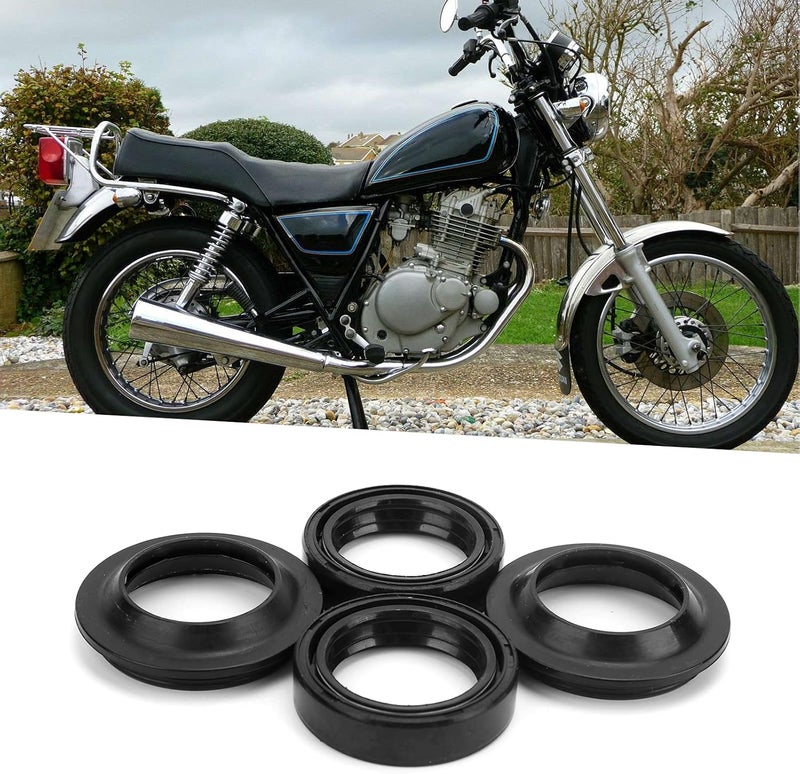 woobles Dust Seal Kit, 4pcs Front Fork Damper Dust Oil Seals Fit for CMX250 KZ400 CA250 GN250 CMX250 TTR250 Motorcycle - Image 3