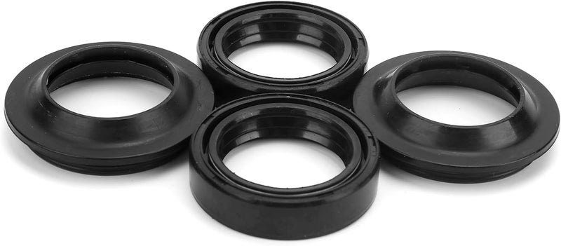 woobles Dust Seal Kit, 4pcs Front Fork Damper Dust Oil Seals Fit for CMX250 KZ400 CA250 GN250 CMX250 TTR250 Motorcycle - Image 1