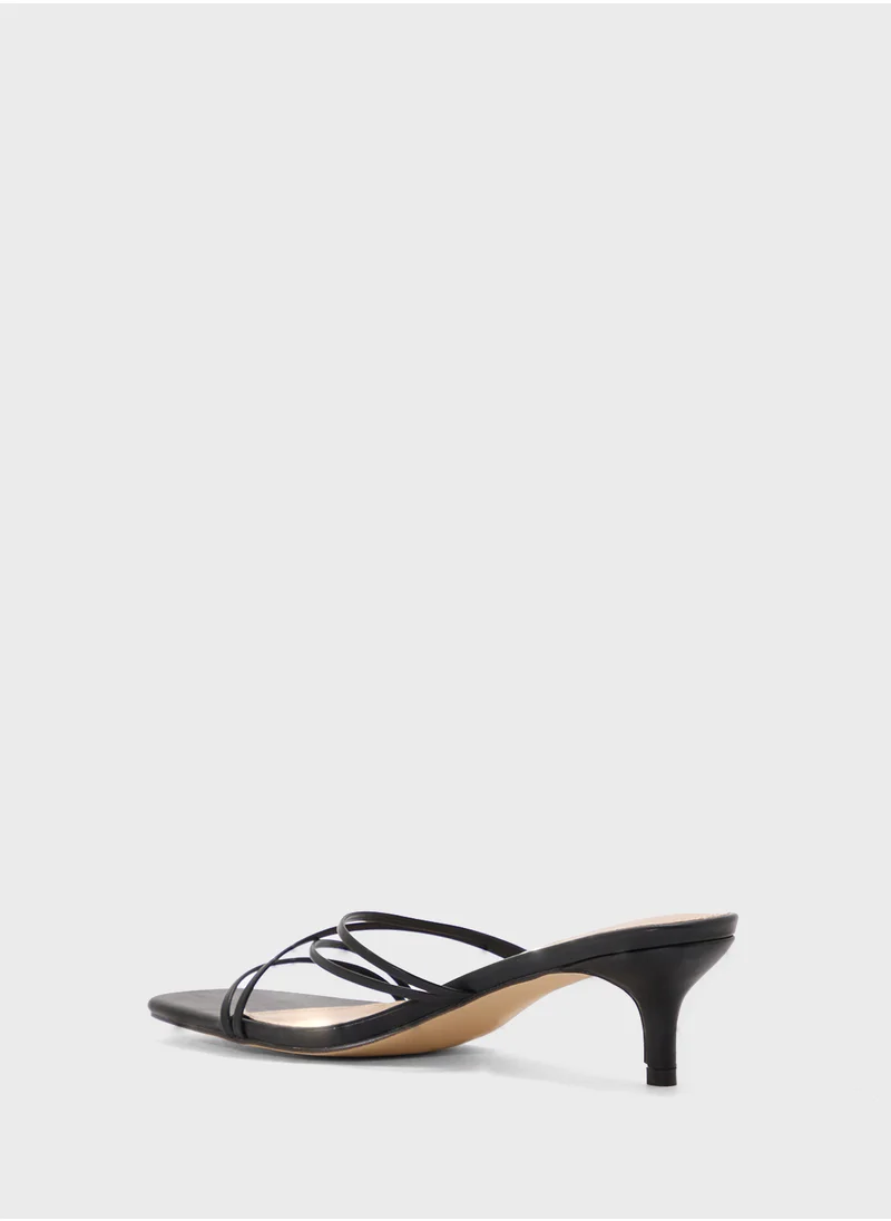 Ginger Strappy Backstrap Heel Sandal