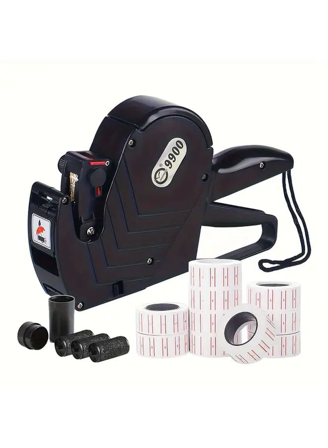 Digital Price Tag Gun Set with 5000 Labels and 3 Inks for Retail - Image 1