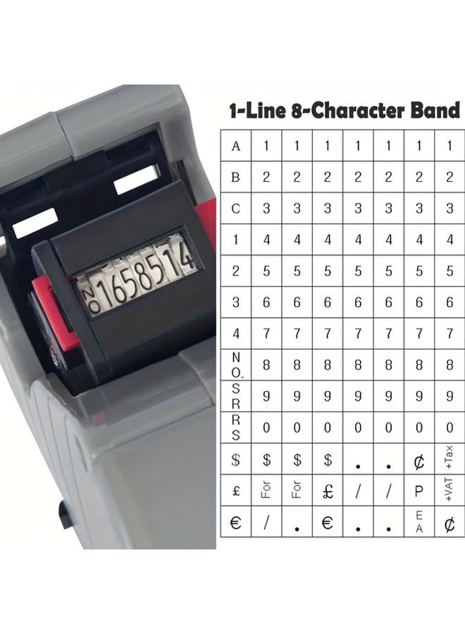 Digital Price Tag Gun Set with 5000 Labels and 3 Inks for Retail - Image 3
