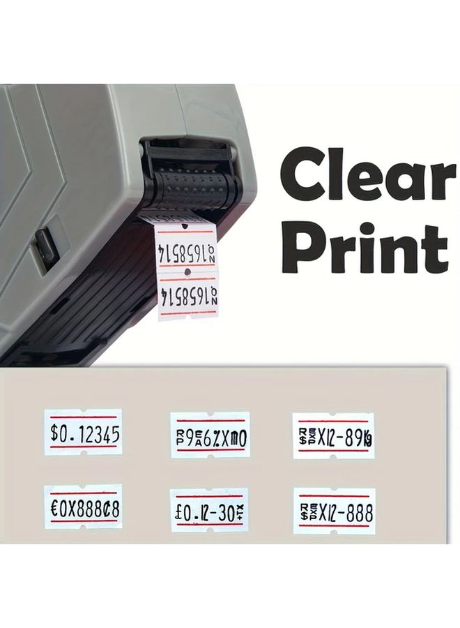 Digital Price Tag Gun Set with 5000 Labels and 3 Inks for Retail - Image 4