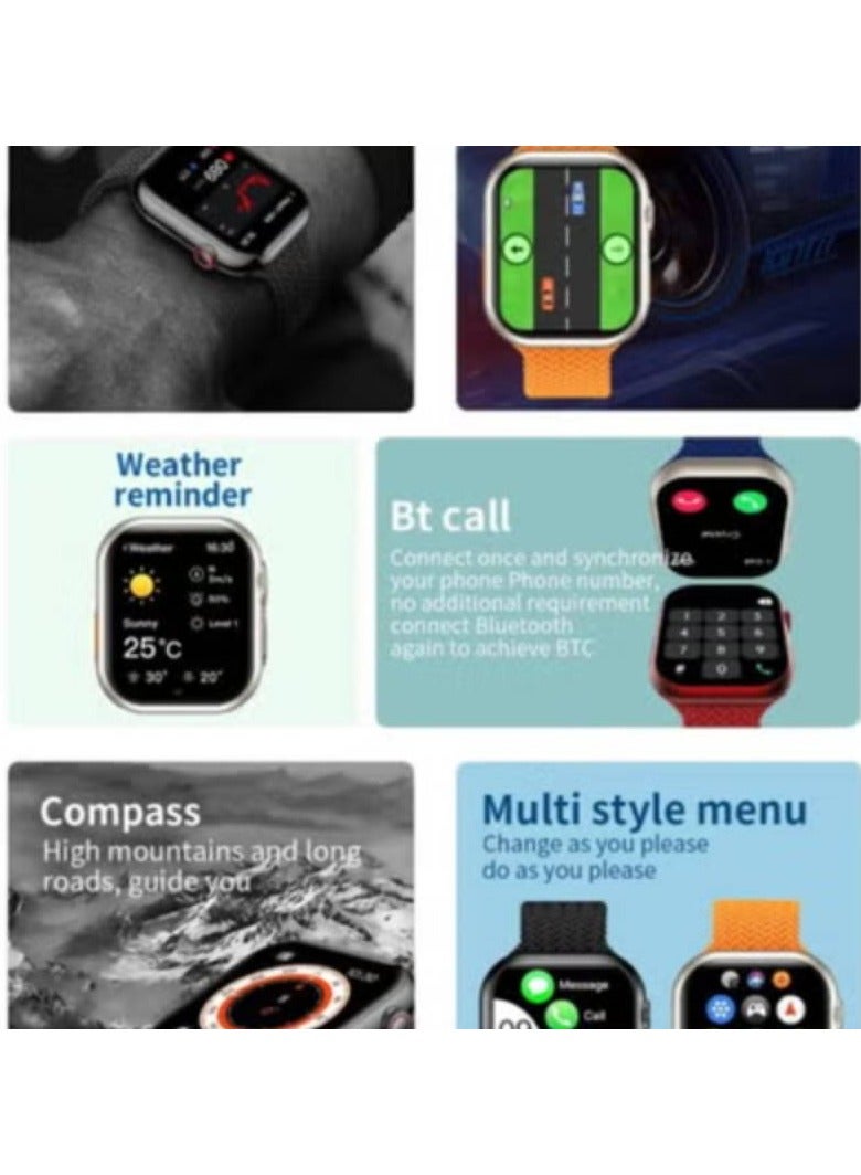 AROAQ Z81 PRO MAX Smart Watch Men Women 2.1 Inch Smart Island Compass NFC Fitness Band Smartwatch  - Image 4