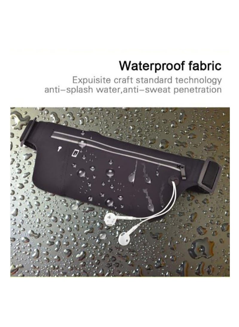 Generic - Waist bag for sports, travel and running Black - Image 1