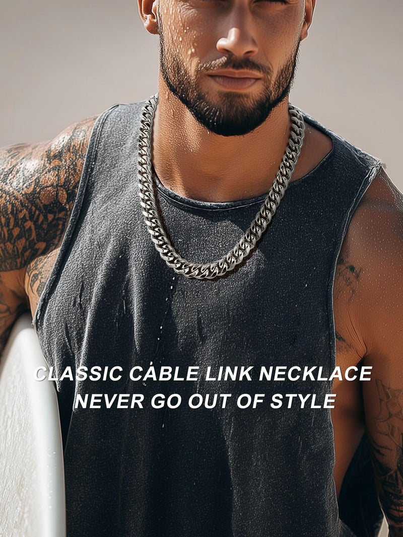 ChainsPro Heavy Stainless Steel Chain for Mens Jewelry 14MM 22inch Mens Gifts for Dad - Image 5