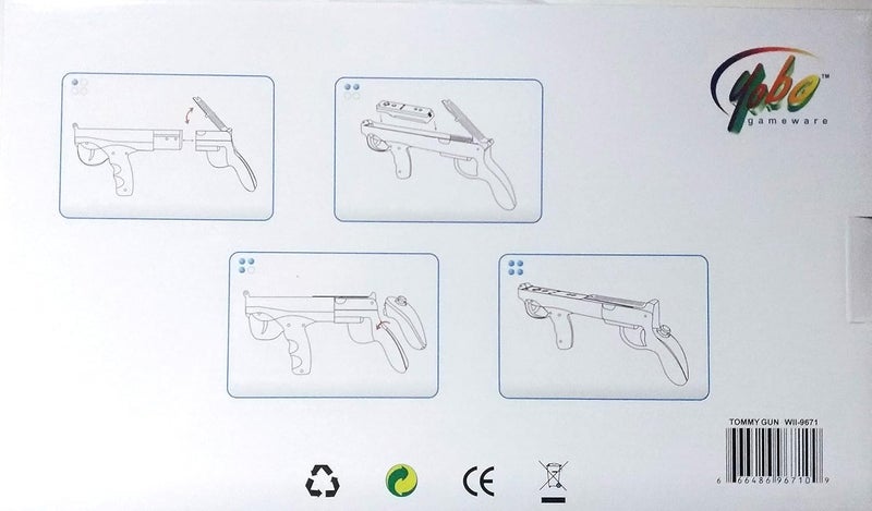 GDreamer Yobo Wii Tommy Zapper Gun for Nintendo Wii U/Wii Game Console Remote Control and Nunchuk - Image 2