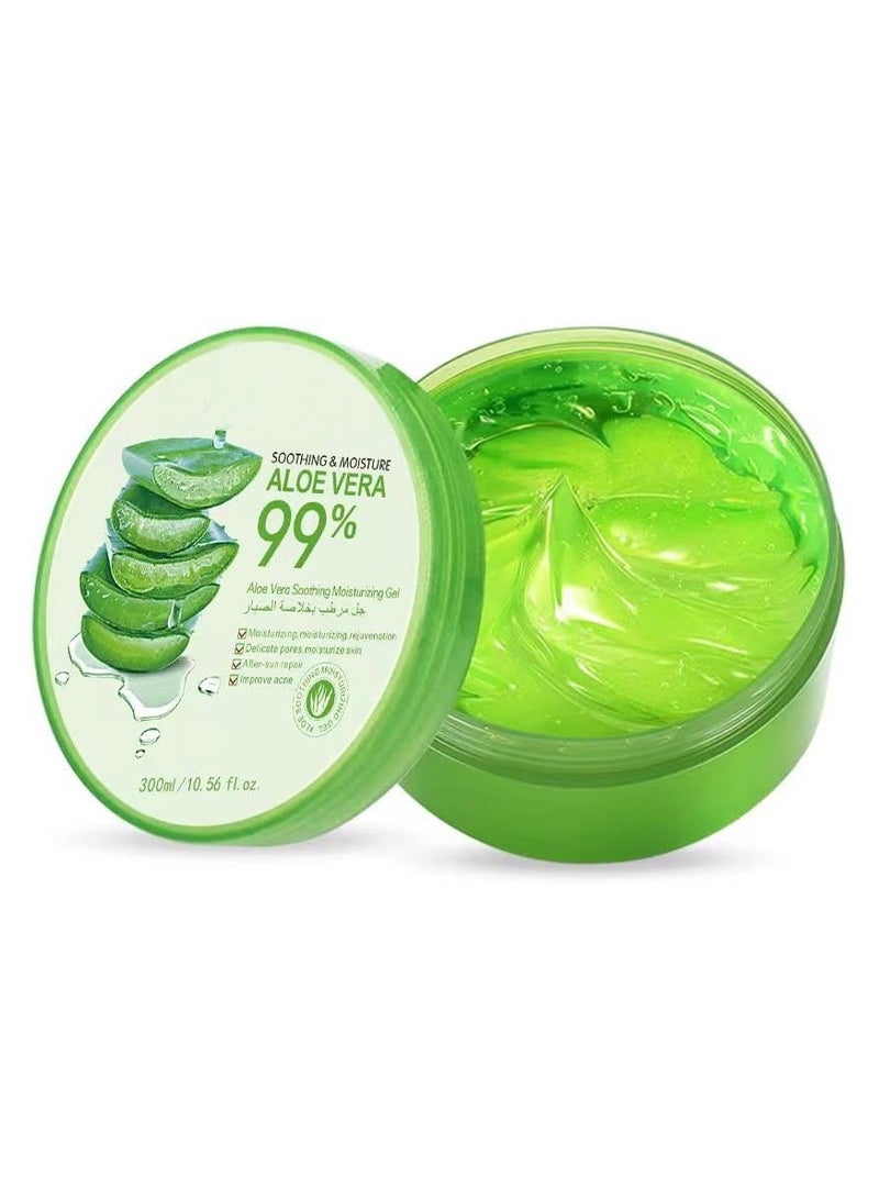 DubaiGallery 99% Aloe Vera Soothing Moisturizing Gel 300ml - Image 2