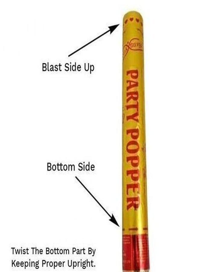Untumble Poppers for Birthdays, Wedding Anniversary, and Other Occasions Indoor and Outdoor Use (40 cm, Multi Color) - Image 5