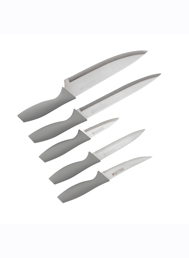 Royalford 6-Piece Knife Set Blue - Image 2