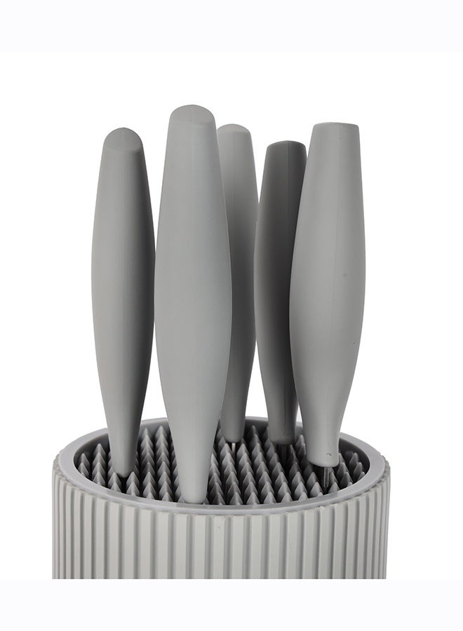 Royalford 6-Piece Knife Set Blue - Image 3