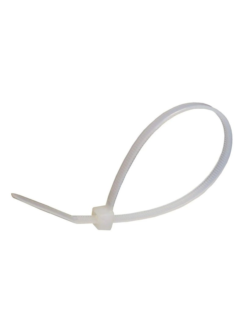 Nylon White Cable Tie 100Pcs (7.6x300mm) - Image 5