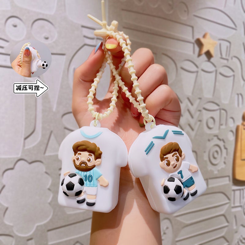 2026 World Cup Football Jersey Squeeze Toy Keychain Stress Relief Toy - Image 3