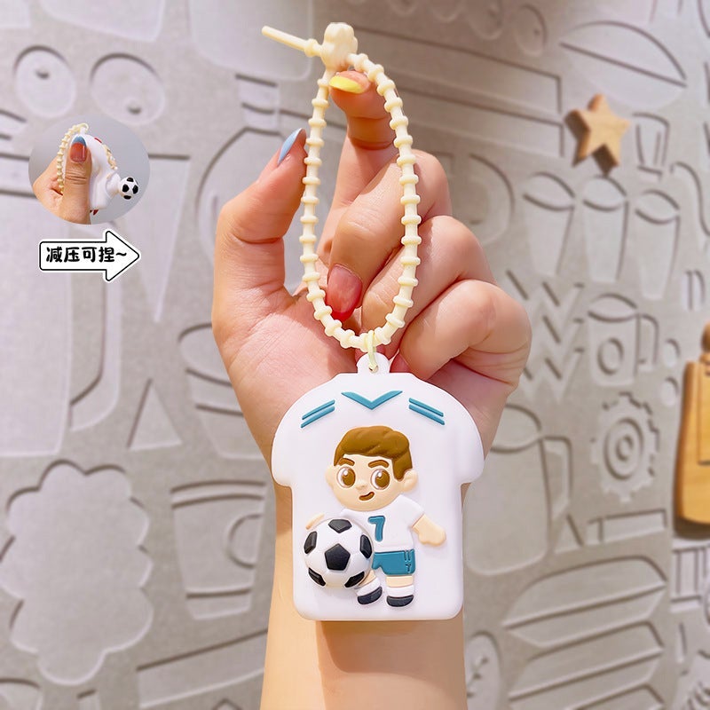 2026 World Cup Football Jersey Squeeze Toy Keychain Stress Relief Toy - Image 1