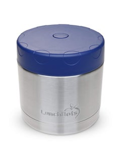 LunchBots LunchBots 16oz Thermal Stainless Steel Wide Mouth - Insulated Container with Vented Lid - Keeps Food Hot or Cold for Hours - Leak-Proof Portable Thermal Food Jar is Ideal for Soup - 16 Ounce - Navy  - Image 1