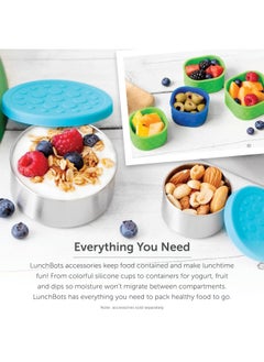 LunchBots LunchBots 16oz Thermal Stainless Steel Wide Mouth - Insulated Container with Vented Lid - Keeps Food Hot or Cold for Hours - Leak-Proof Portable Thermal Food Jar is Ideal for Soup - 16 Ounce - Navy  - Image 5