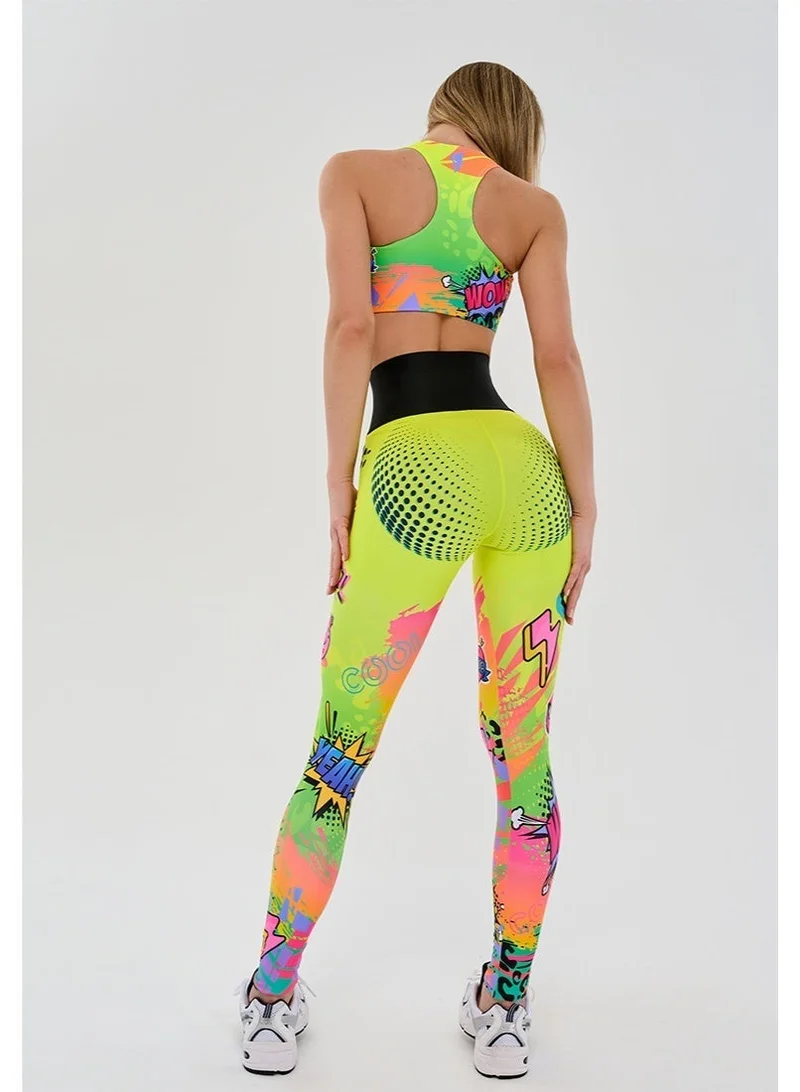 Bona Fide Bona Corsage Yupi Corsage Yupi High Waist Gym Leggings for Women for Women | Best Price UAE