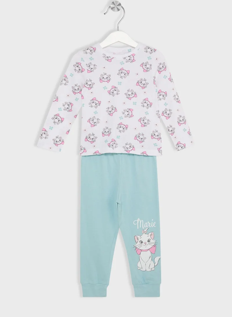 أوربان هول Kids Marie Printed T-Shirt & Pyjama Set