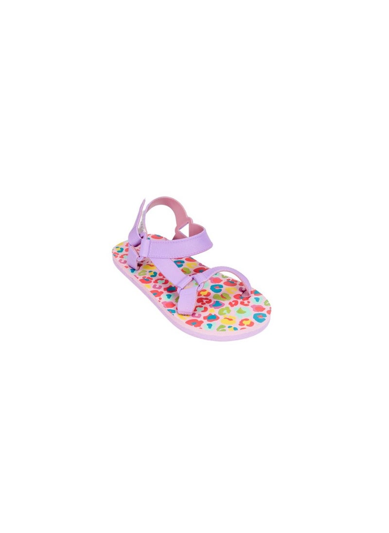 CUBS Purple Leopard Girls Sling CUBS Sandal 28  - Image 1