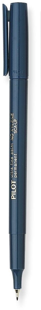 Pilot Extra Fine Point Permanent Markers, Blue Ink, 12-Pack (44103) - Image 2