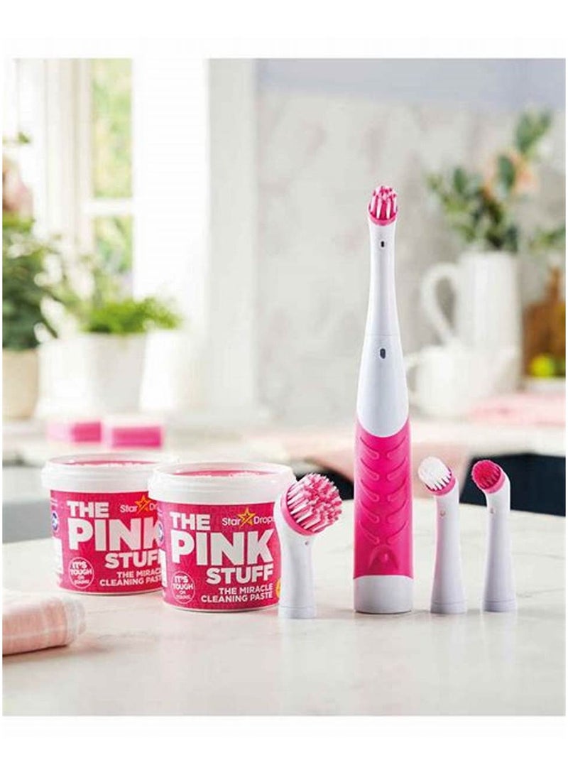 THE PINK STUFF Stardrops - The Pink Stuff - The Miracle Scrubber Kit - 4 Cleaning Brush Heads - Image 4
