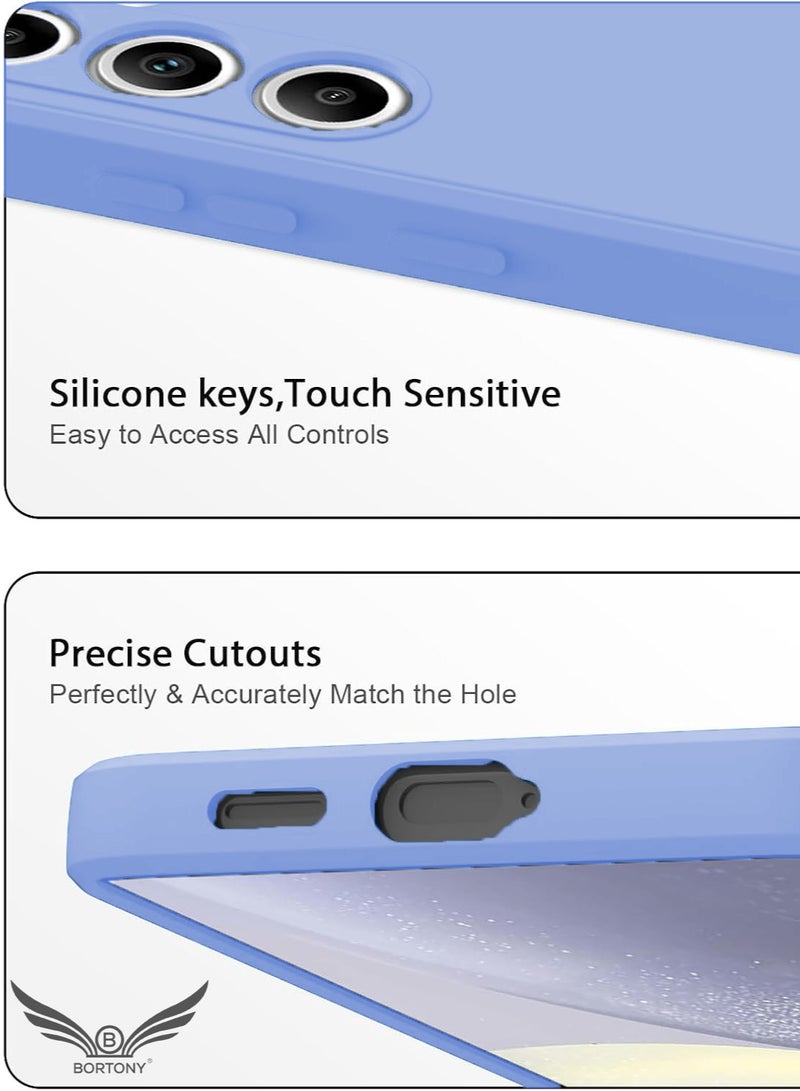 BORTONY Samsung Galaxy S25 Plus Case Liquid Silicone Gel Rubber Anti Scratch Galaxy S25 Plus Cover Protective Case for Samsung Galaxy S25 Plus 6.7 Inch - Image 5