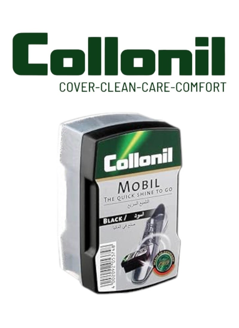 Collonil - Collonil Mobil Sponge Black – Instant Shine & Color Revitalization for Leather - Image 1