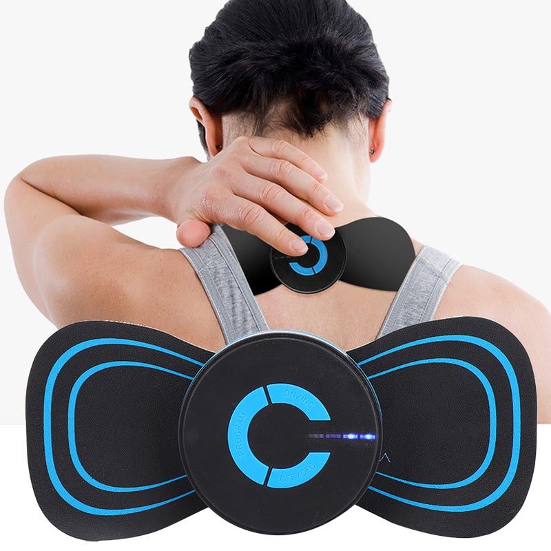 Mini Neck Massager Cervical Massage Pads Pain Relief EMS Muscle StimulatorCharging Type - Image 5