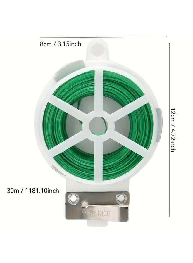 Green Plant Support Tape Heavy Duty Gardening Strap For Climbing Plants Vines Tomatoes - Image 4
