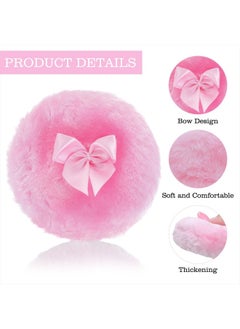 Large Fluffy Powder Puff, 4 Inch Ultra Soft Washable Reusable Velour Face Body Powder Puff Loose Powder Puffs Wet Dry Makeup Tool (Pink&White) - pzsku/ZC0B8944B59BAA801F6A9Z/45/_/1741164023/117c1954-4c8f-4663-861f-6b5f0fbf9b5f