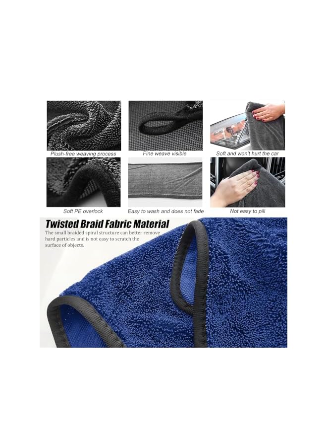 The Bros Shiny Bath Drying Towel, Pack of 3 Shiny Wipes Cloths, Original, 60 x 40 cm Dry Towel Shower, Dry Cloths, Car Shower Cubicles Cloth, Fast Dry Drying Towel for the Shower, Bathroom - Image 3