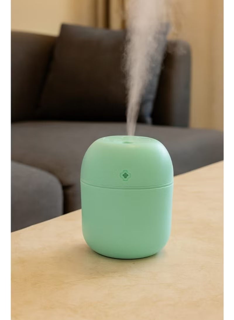 Generic valueable 1 Mini ultrasonic humidifier with nano mist, ambient LED light in three colors, quiet operation for rooms and offices, 220ml capacity - fragrance diffuser - Image 3